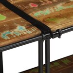 vidaXL Meuble TV 160x42x40 cm bois massif de récupération