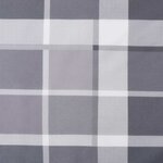 vidaXL Coussin de banc de jardin motif à carreaux gris 120x50x4 cm
