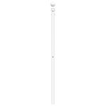 vidaXL Tête de lit métal blanc 135 cm