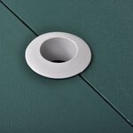 vidaXL Ensemble de table pliable de camping avec 4 tabourets aluminium