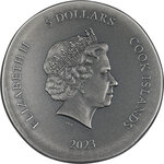 Monnaie en argent 5 dollars g 31.1 (1 oz) millésime 2023 numismatic icons arethusa 1