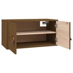 vidaXL Armoire murale Marron miel 60x30x30 cm Bois de pin massif