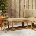vidaXL Banc de Jardin Bois d'Acacia Massif Naturel