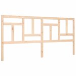 vidaXL Cadre de lit sans matelas 200x200 cm bois massif