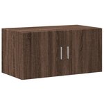 vidaXL Armoire murale chêne marron 80x42 5x40 cm bois d'ingénierie