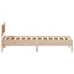 vidaXL Cadre de lit sans matelas 100x200 cm bois massif de pin