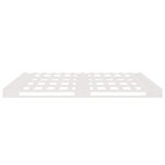 vidaXL Lit de palette blanc 160x200 cm bois de pin massif