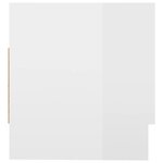 vidaXL Garde-robe blanc brillant 70x32 5x35 cm bois d'ingénierie
