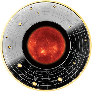 Monnaie RED GIANT Life Cycle of Stars Argent 500 Francs Cameroon 2026 (PRÉCOMMANDE)