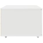 vidaXL Armoire à tiroirs Blanc 55 x 45 x 33 5 cm Bois d'ingénierie