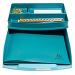 Corbeilles À Courrier Combo Styli Skandi - Bleu Givré - X 6 - Exacompta