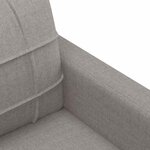 vidaXL Canapé à 3 places Taupe 180 cm Tissu