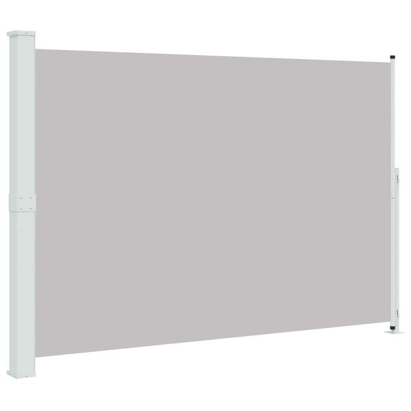 vidaXL Auvent latéral rétractable de patio 200x314 cm Gris