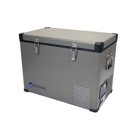 Glacière à compression professionnelle série steel 74 litres - vesna -  - 74 810x810x499mm