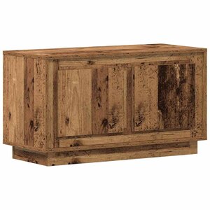 vidaXL Meuble TV Bois ancien 80 x 35 x 45 cm Bois d'ingénierie