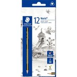 Étui de 12 crayons triangulaires HB STAEDTLER Noris eco 183