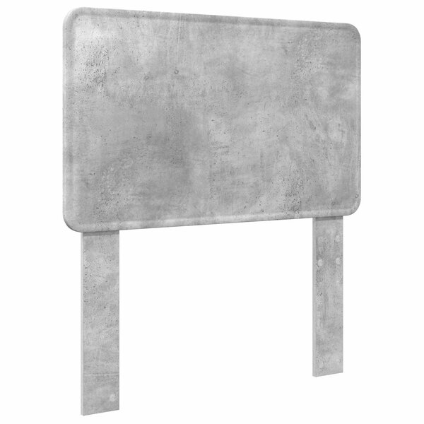 vidaXL Tête de lit Gris béton 80 cm Bois d'ingénierie