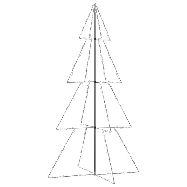 vidaXL Arbre de Noël cône 360 LED d'intérieur/d'extérieur 143x250 cm