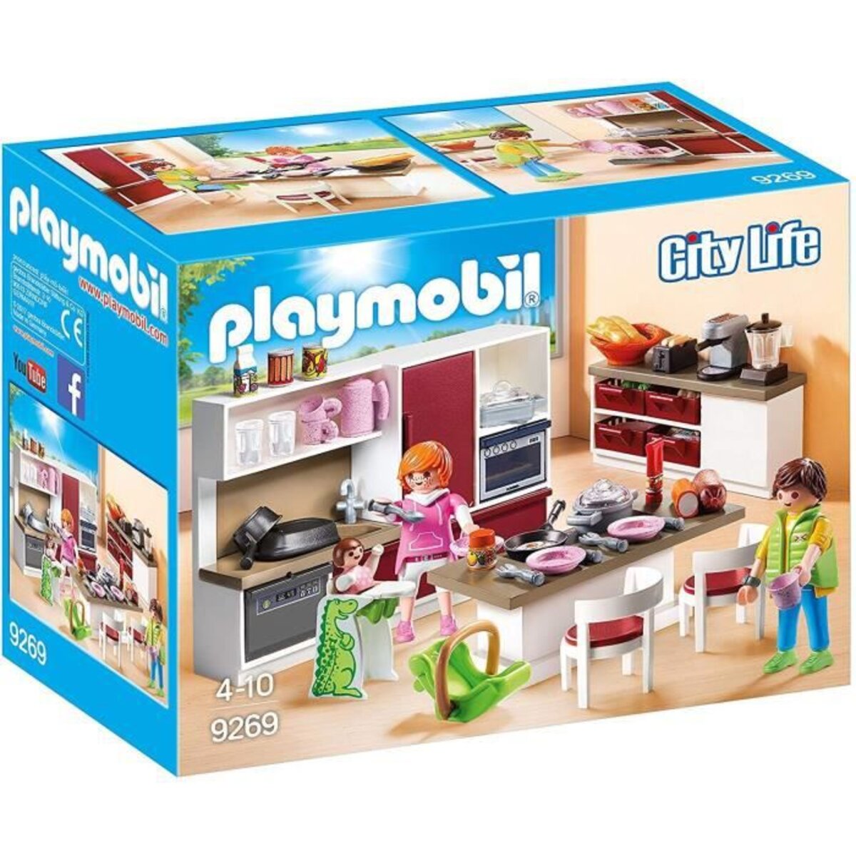 Playmobil 9269 - la maison moderne - cuisine aménagée - La Poste