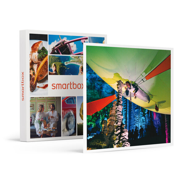 SMARTBOX - Coffret Cadeau Vol en aéroplume de 20 min avec 2 accompagnants au sol dans une grotte près d'Alès -  Sport & Aventure