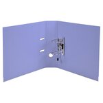 Classeur à levier Prem'Touch Revetu polypropylène - Dos 80mm - A4 maxi - Lilas x 10 EXACOMPTA