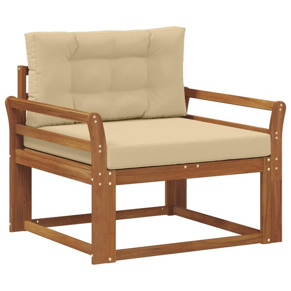 vidaXL Sofa de milieu extérieur Naturel