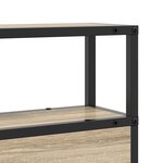vidaXL Tête de lit de rangement Chêne Sonoma 100 cm Bois d'ingénierie