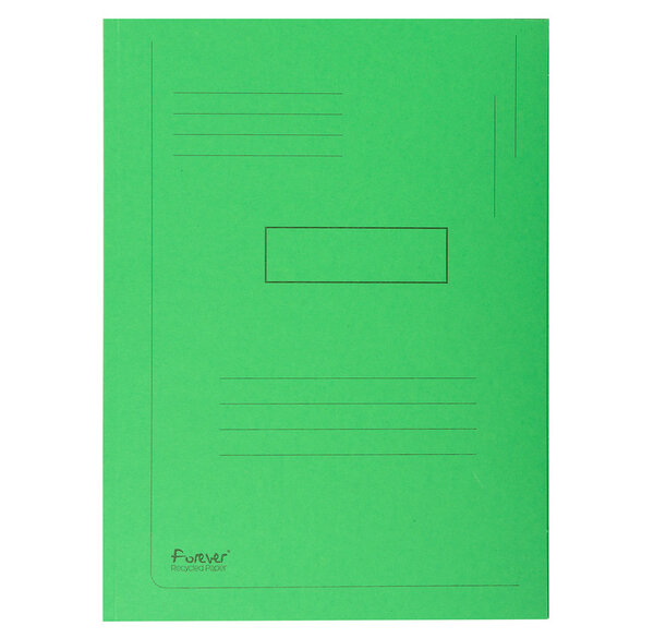 Chemise imprimée à 2 rabats Forever® 290g/m2 - 24x32cm - Vert vif x 50 EXACOMPTA