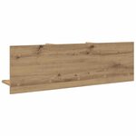 vidaXL Armoire murale 100x16 5x30 cm chêne artisanal bois d'ingénierie
