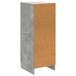 vidaXL Buffet Gris béton 33 x 34 5 x 87 cm Bois d'ingénierie