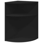 vidaXL Table d'appoint Noir 39 7 x 39 7 x 60 cm Bois d'ingénierie