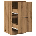 vidaXL Armoire d'apothicaire chêne artisanal bois d'ingénierie