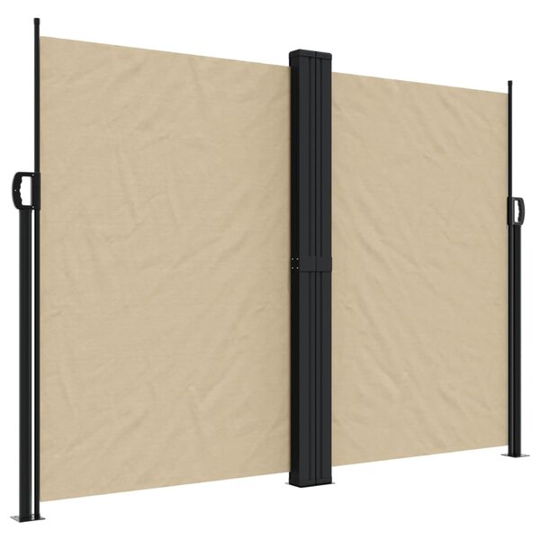 vidaXL Auvent latéral rétractable beige 180x600 cm