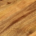 vidaXL Dessus de table 110x40x2 5 cm ovale bois massif de manguier