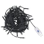 vidaXL Arbre de Noël artificiel pré-éclairé 120 cm vert