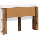vidaXL Cabinet de Tête de Lit Bois ancien Bois d’ingénierie
