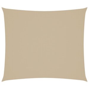 vidaXL Voile de parasol tissu oxford rectangulaire 2x2 5 m beige