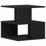 vidaXL Table d'appoint Chêne noir 40 x 40 x 40 cm Bois d'ingénierie