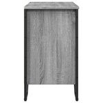 vidaXL Armoire lavabo de salle de bain sonoma gris 60x35x60 cm