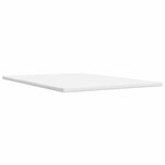 vidaXL Sommier à lattes de lit avec matelas Crème 140x190 cm Tissu