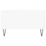 vidaXL Table basse blanc 104x60x35 cm bois d'ingénierie
