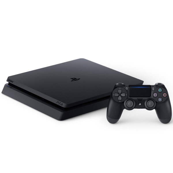 Sony computer entertainment sony playstation 4 slim (500 go) - jet black - console de jeux-vidéo nouvelle génération avec disque dur 500 go et manette sans fil