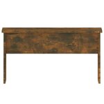 vidaXL Table basse Chêne fumé 80x50 5x41 5 cm Bois d'ingénierie