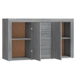 vidaXL Buffet Sonoma gris 120x36x69 cm Bois d'ingénierie