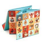 Djeco DD04489 - Coffre à jouets siège Étoiles