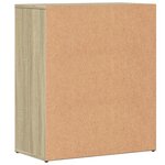 vidaXL Buffets 2 Pièces chêne sonoma 60x31x70 cm bois d'ingénierie