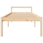 vidaXL Lit pour personne âgée sans matelas 90x190 cm