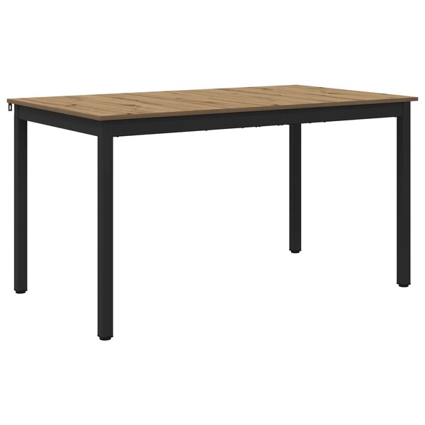 vidaXL Table de salle à manger / Table de repas MÉTAL