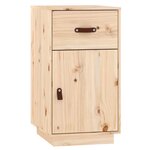vidaXL Ensemble de coiffeuse avec LED Bois de pin solide