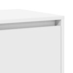 vidaXL Buffet Blanc 120 x 41 x 75 cm Bois d'ingénierie